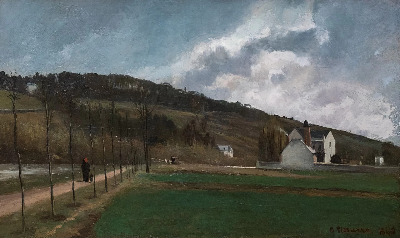 Le rive della Marna in inverno, 1866 - Art Institute of Chicago